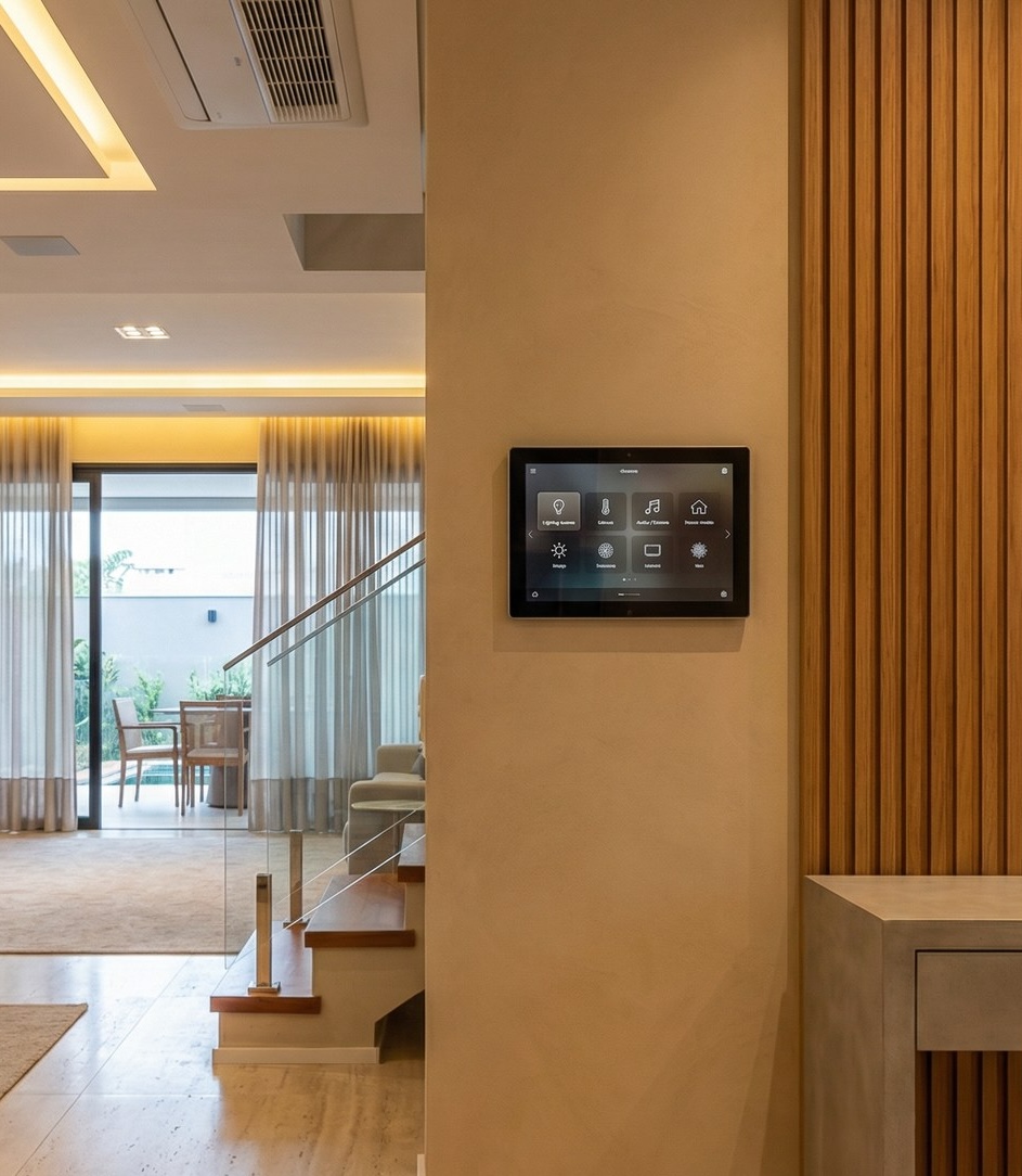 Painel touch Mirage no ambiente social